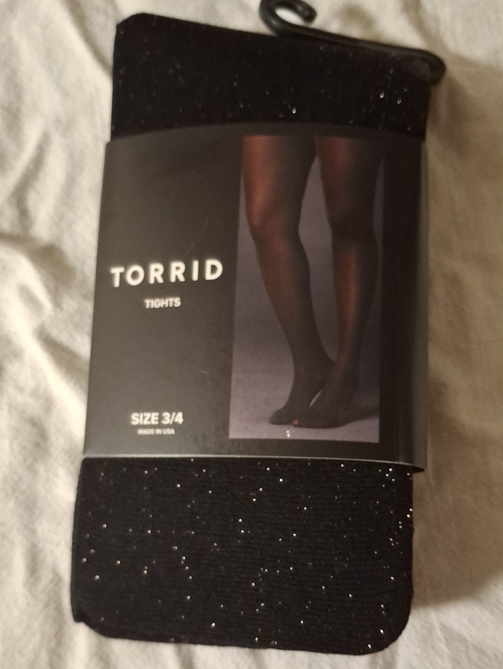 Torrid Black Sparkle Tights - Size 3/4